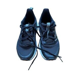 New Balance Sneakers Size 10.5W Wide Toddler Boy Black White Laces